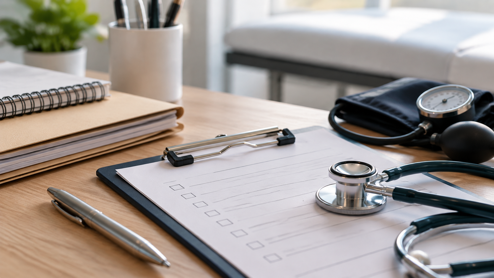 Material médico y documentación de apoyo relacionada con el reconocimiento médico Guardia Civil